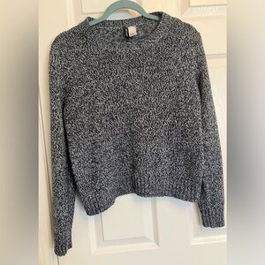 H&M Acrylic Knit Blue Sweater